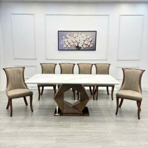 Bàn ăn Ghế Ăn Gỗ Bọc Da Nhập Khẩu CEN-B436