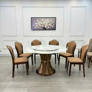 Bàn ăn Ghế Ăn Gỗ Bọc Da Nhập Khẩu CEN-B438