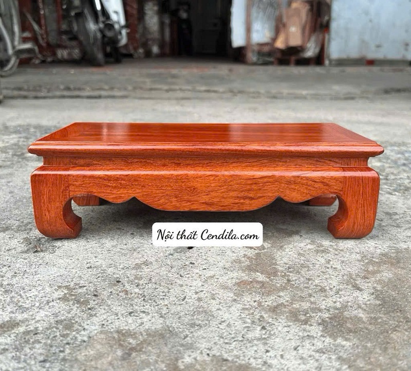 Đế khung ảnh thờ gỗ Hương kích thước Mặt dài 30 đến 63 rộng 13 cao 10 cm đồ dùng phòng thờ