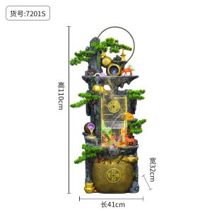 Hòn Non Bộ Thác Nước có kèm bể cá mini CEN-TC390