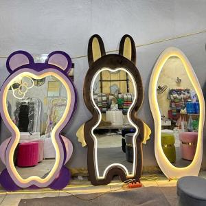 Gương Soi Toàn Thân tai thỏ Bọc Nỉ Nhiều Màu Đẹp Giá Rẻ GU25