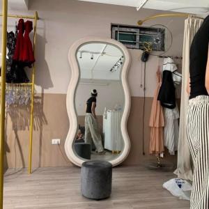 Gương Soi Toàn Thân tai thỏ Bọc Nỉ Nhiều Màu Đẹp Giá Rẻ GU30