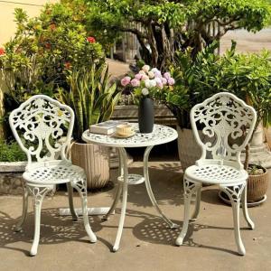 Bàn ghế sân vườn nhôm đúc nhập khẩu giá rẻ hà nội BGSV08